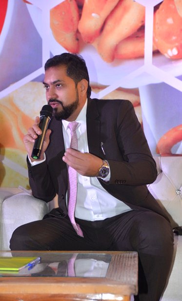 Puneet Duggal, CEO & Director of KAP Cones Pvt Ltd, addressing an industry event